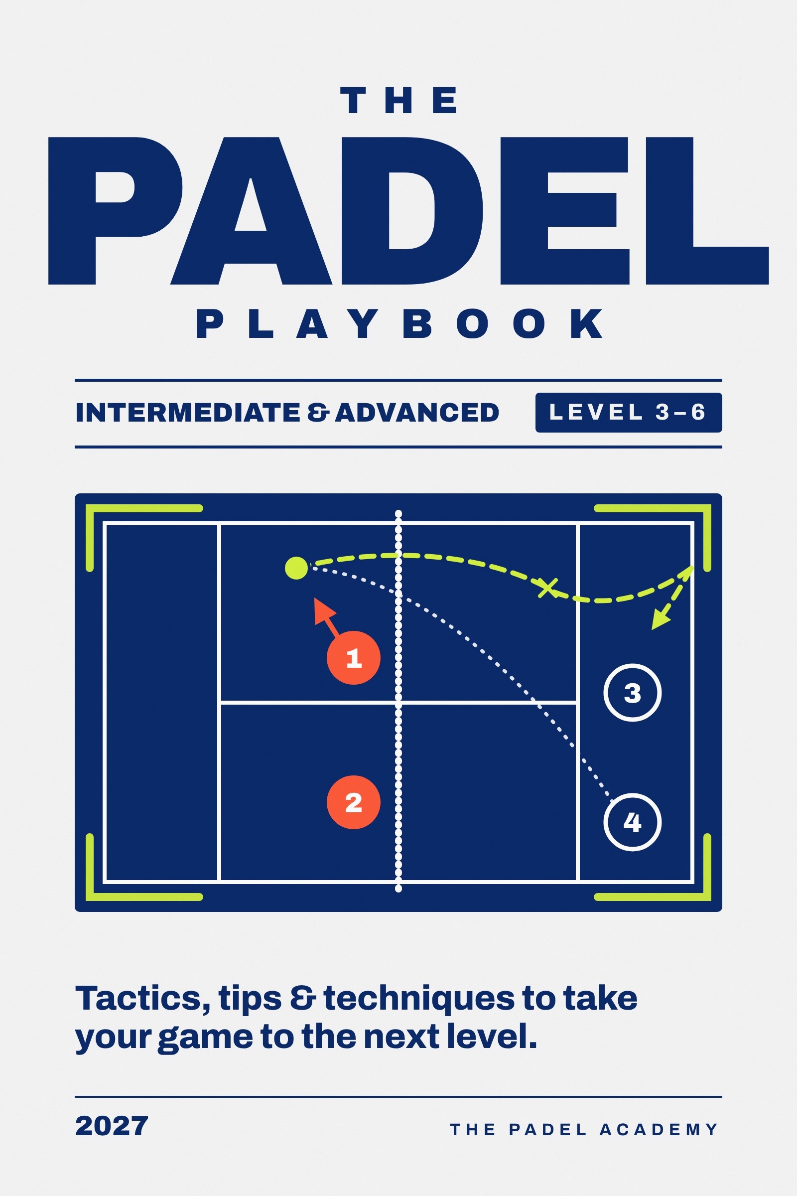 Cover of The Padel Playbook: Intermediate & Advanced