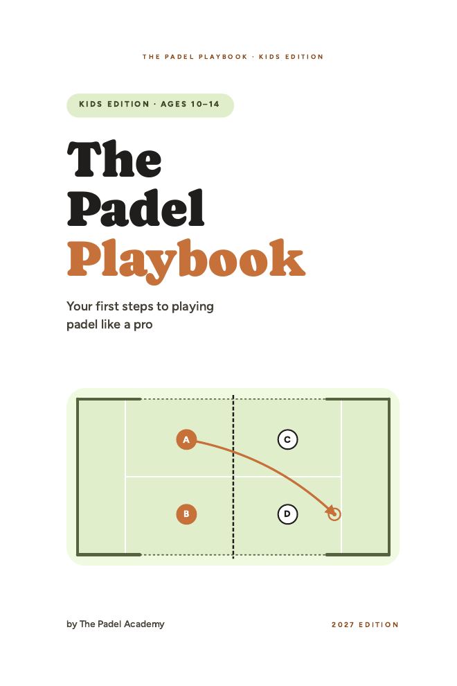 Page 1 of The Padel Playbook: Kids Edition